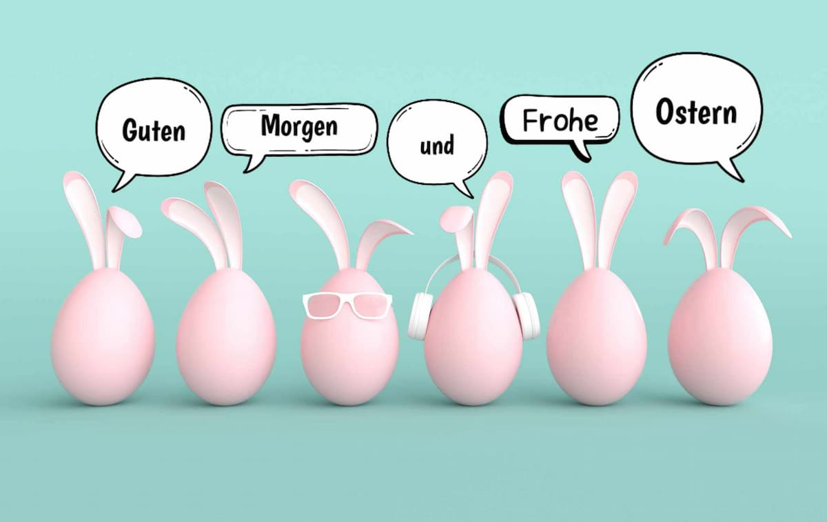Lustiges Frohe Ostern-Bild